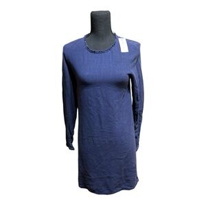 Sugar + Lips NWT blue long sleeve lightweight dress